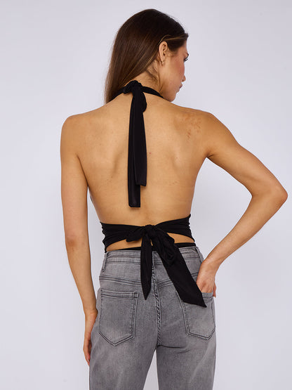 Slinky Halter Neck Bodysuit