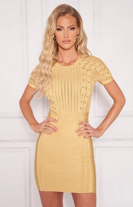 Kokovee Bandage Bodycon Mini Dress